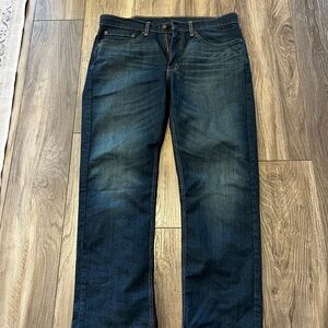 Levi's 514 34x30 Blue Straight Leg Jeans Classic Denim